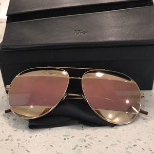 dior split rose gold